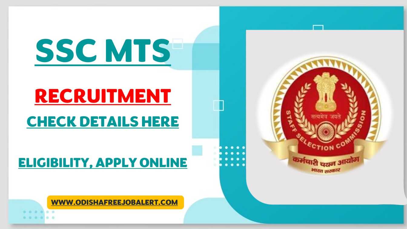 Odisha SSC MTS Recruitment 2021
